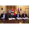 Imagen de actividad: Firma de Convenio entre la Diputación y la Fundación San Salvador de Oña